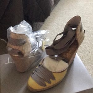 Never worn a bit too big. Beautiful shoes